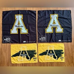 App State football towels and flag lot (4) - Appalachian State University